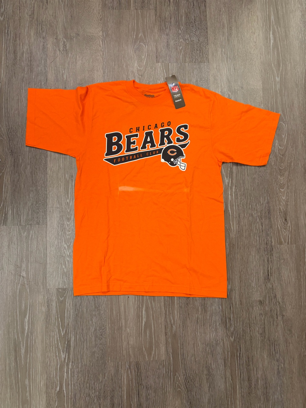 Reebok Chicago Bears Orange Graphic Tee